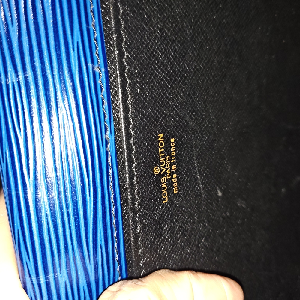 Louis Vuitton Blue Epu Clutch/ Document Envelope - Picture 4 of 7